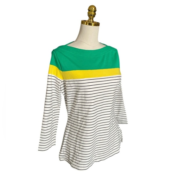 SARA CAMPBELL | The Pippa Colorblock Top in Stripes Size M - Picture 2 of 7